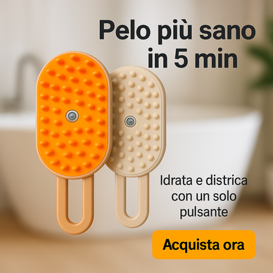 Trasforma la spazzolata in un momento di coccole e relax